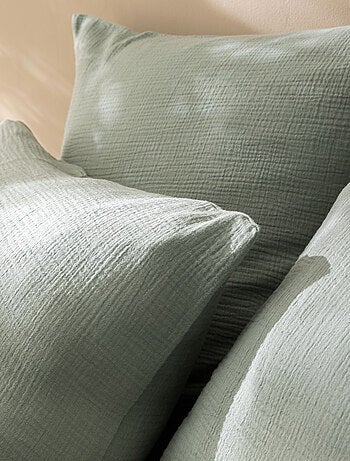 Parure de lit unie en coton, GAZE DE COTON