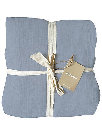Parure de lit unie en coton Taies rectangle, GAZE DE COTON