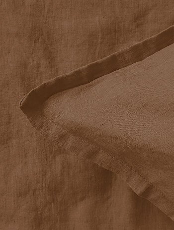 Parure de lit unie en lin Taies carrées, PASSION LIN