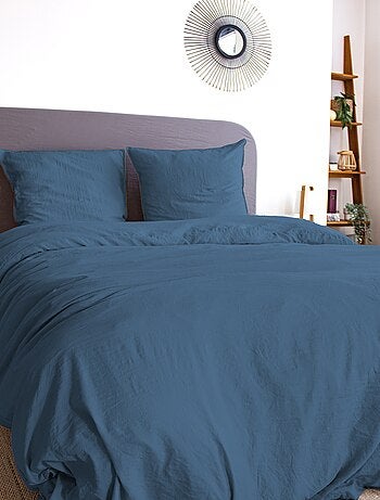 Parure de lit unie ultra douce - 1 ou 2 personnes