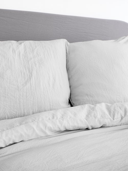 Parure de lit unie ultra douce - 1 ou 2 personnes - Kiabi