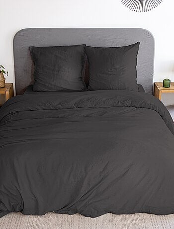 Parure de lit unie ultra douce - 1 ou 2 personnes