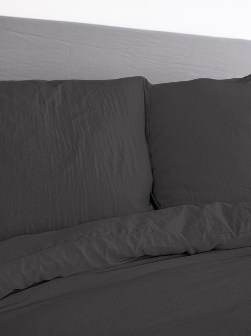 Parure de lit unie ultra douce - 1 ou 2 personnes - Kiabi