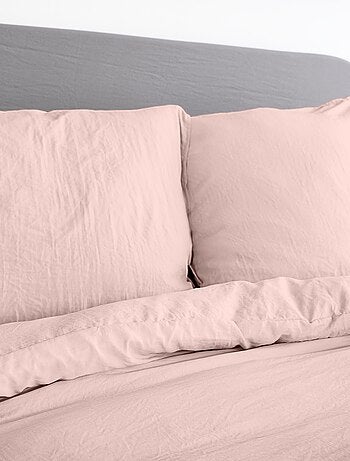 Parure de lit unie ultra douce - 1 ou 2 personnes