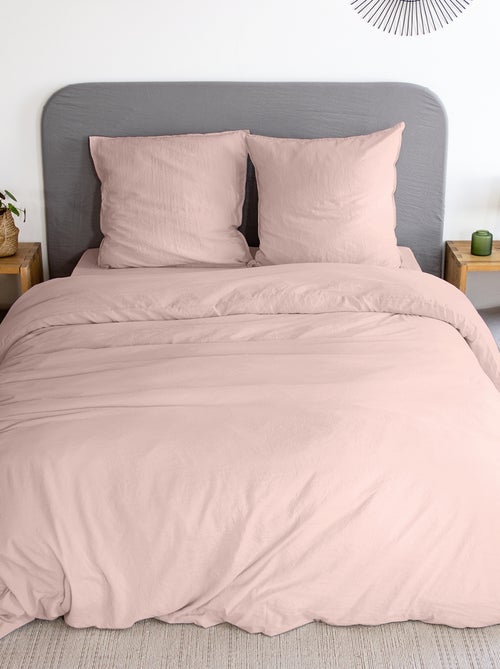 Parure de lit unie ultra douce - 1 ou 2 personnes - Kiabi