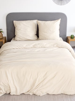 Parure de lit unie ultra douce - 1 ou 2 personnes