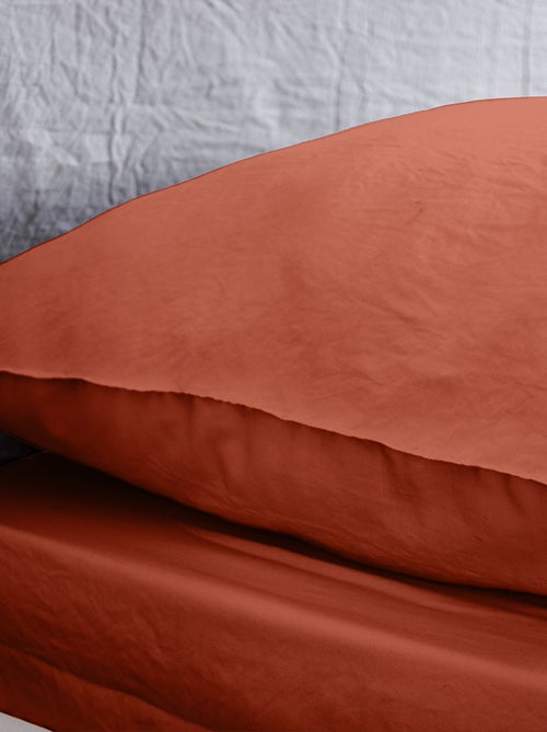 Parure de lit unie ultra douce - 1 ou 2 personnes - Kiabi