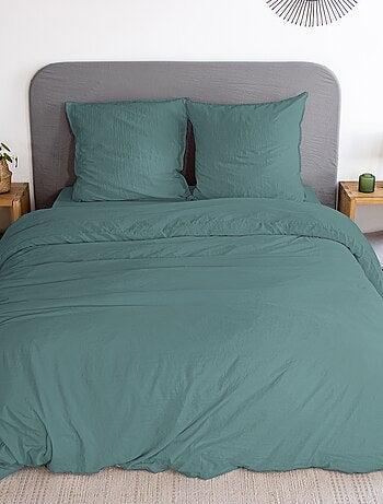 Parure de lit unie ultra douce - 1 ou 2 personnes