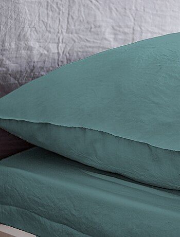 Parure de lit unie ultra douce - 1 ou 2 personnes