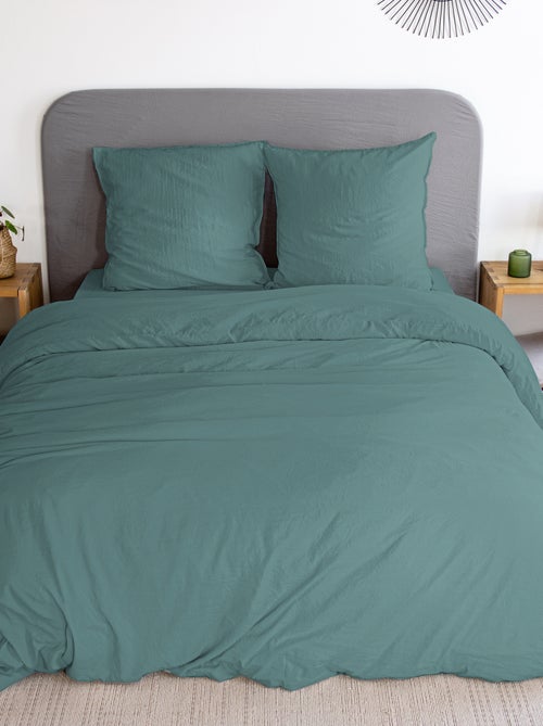 Parure de lit unie ultra douce - 1 ou 2 personnes - Kiabi Parure de lit unie ultra douce - 1 ou 2 personnes - Kiabi