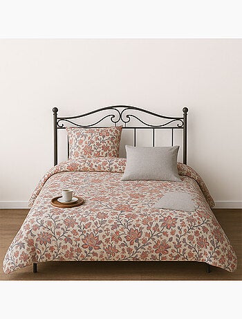 Parure de lit valdrôme colombe