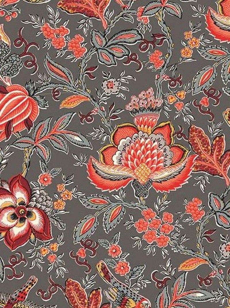 Parure de lit valdrôme colombe Gris Orange - Kiabi