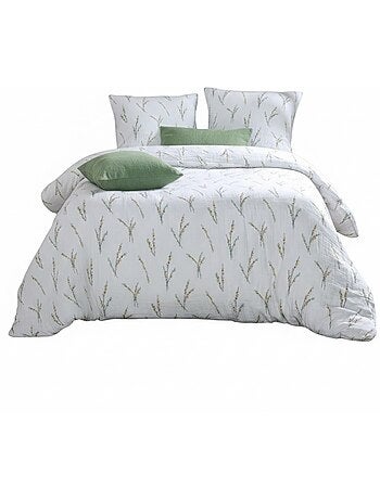 Parure de lit Vegetal en gaze de coton