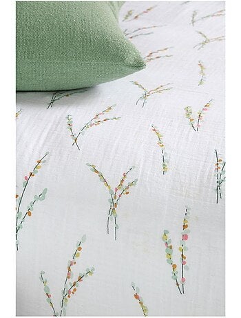 Parure de lit Vegetal en gaze de coton