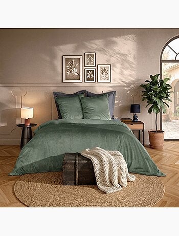 Parure de lit velours veline