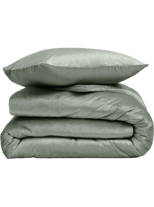 Parure de lit velours veline - Kiabi Parure de lit velours veline - Kiabi