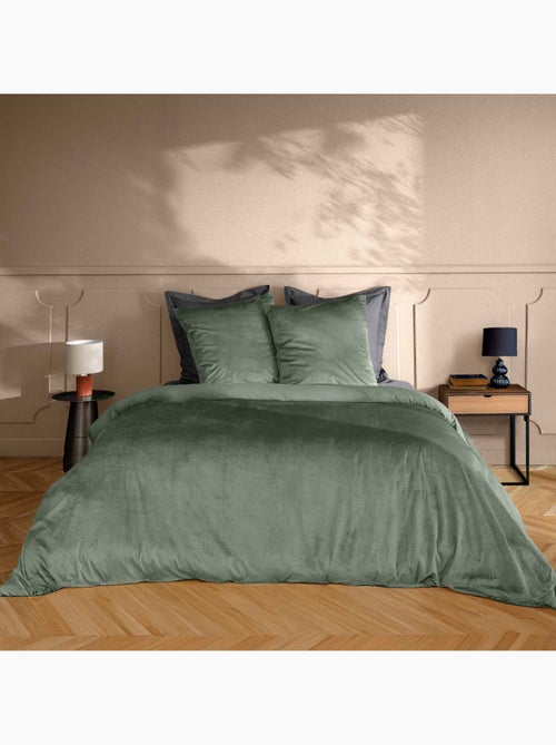 Parure de lit velours veline - Kiabi Parure de lit velours veline - Kiabi