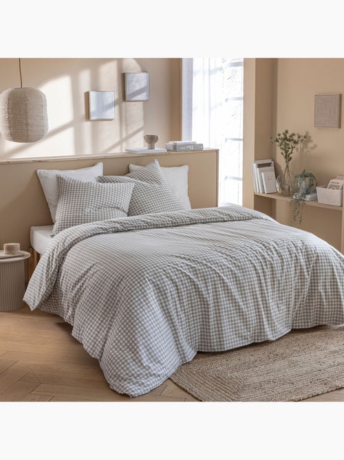Parure de lit Vichy - Kiabi