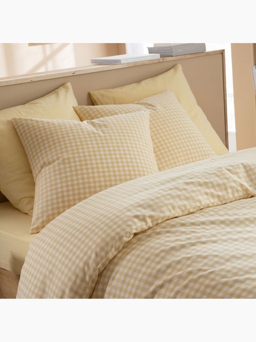 Parure de lit vichy - Kiabi Parure de lit vichy - Kiabi