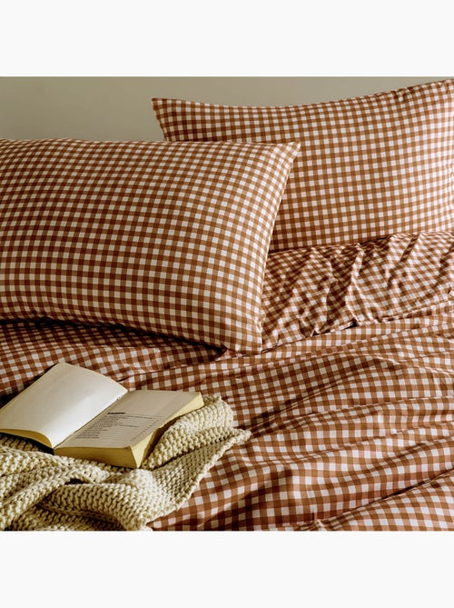 Parure de lit Vichy - Kiabi