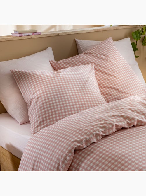Parure de lit Vichy - Kiabi