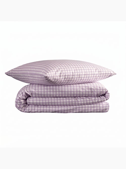 Parure de lit Vichy - Kiabi