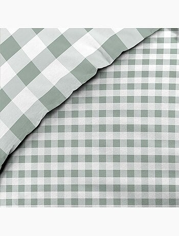 Parure de lit Victoire a carreaux