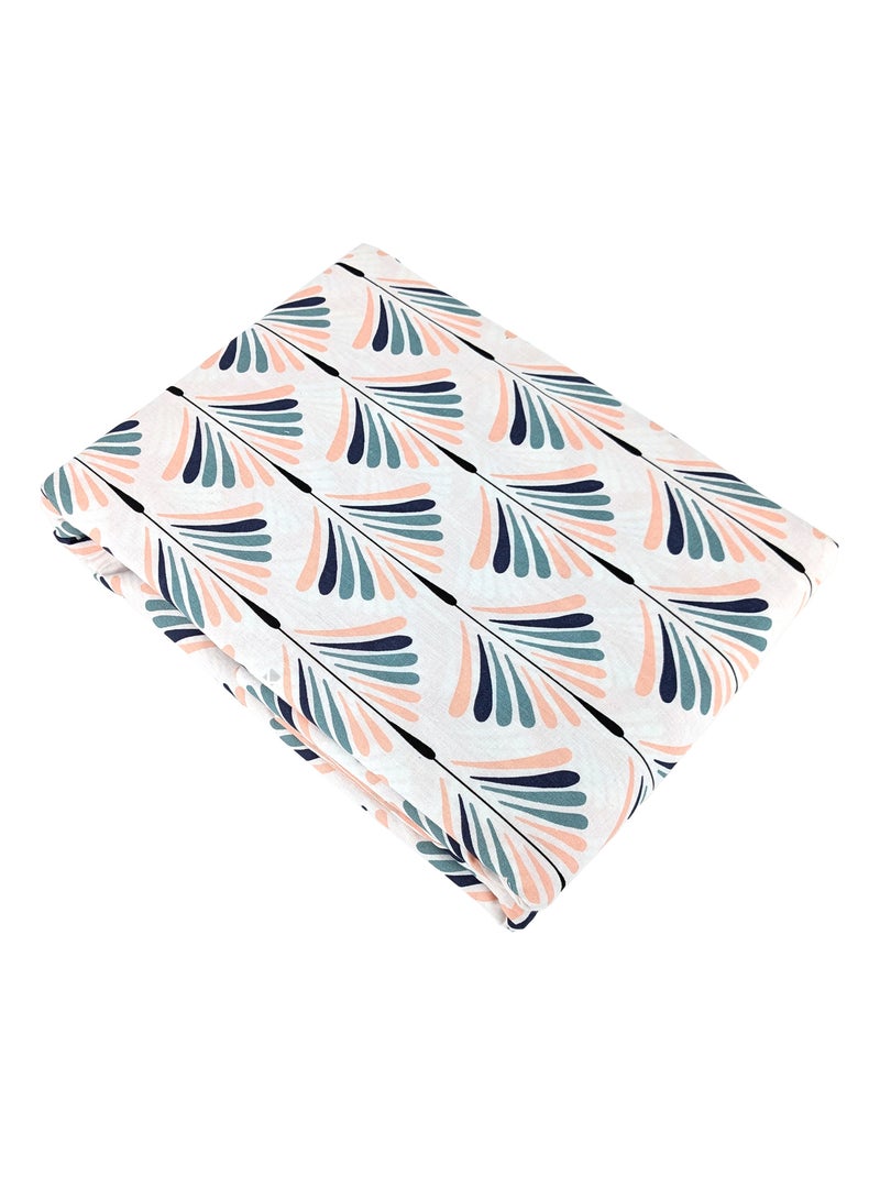Parure de lit VOLEA en coton BCI adouci Rose - Kiabi
