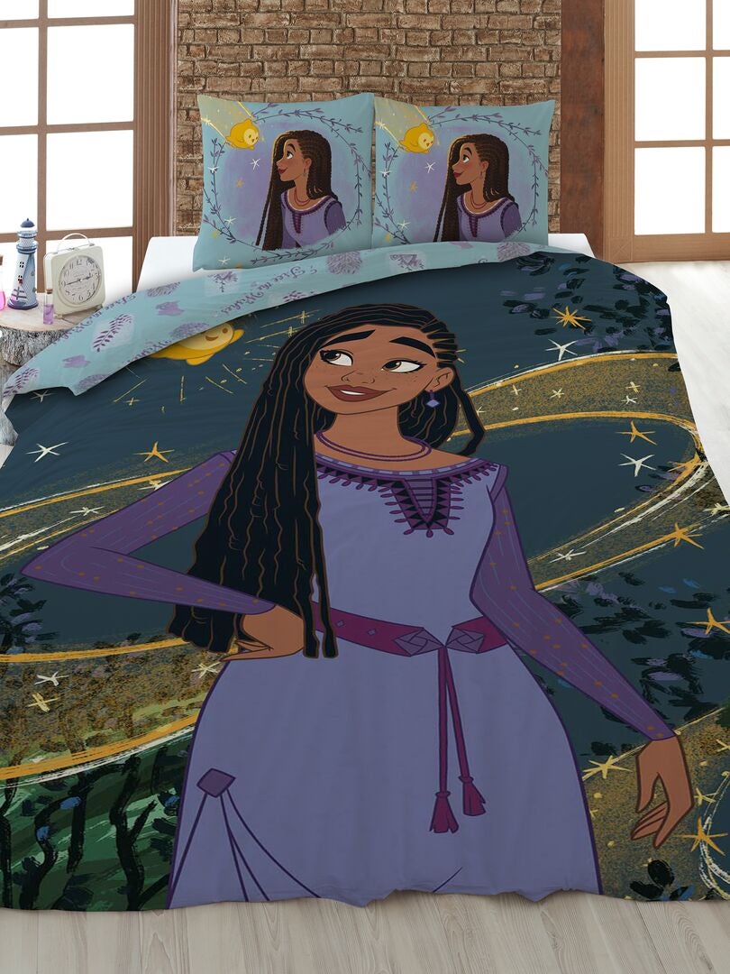 Parure de lit 'Wish' de 'Disney' - 1 personne - violet - Kiabi