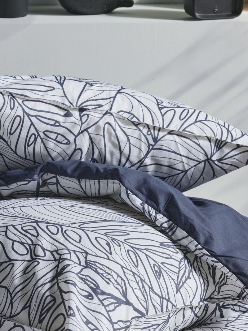 Parure de lit zippée imprimé Floral coton MAWIRA ADELE Blanc - Kiabi