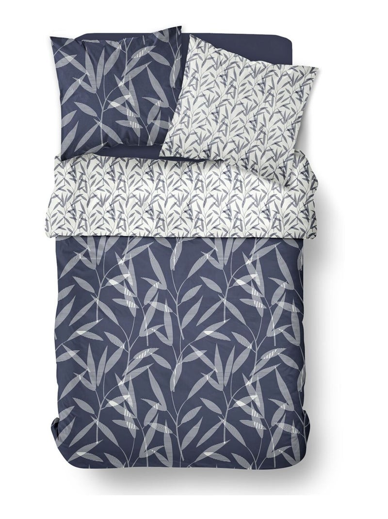 Parure de lit zippée imprimé Floral coton MAWIRA ANATOLE Blanc - Kiabi