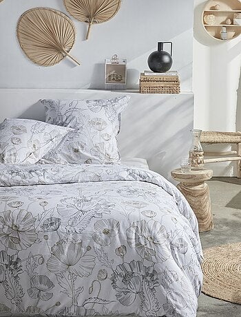Parure de lit zippée imprimé Floral coton MAWIRA AUGUSTE