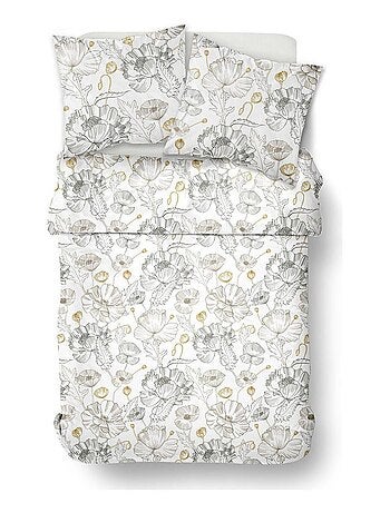 Parure de lit zippée imprimé Floral coton MAWIRA AUGUSTE