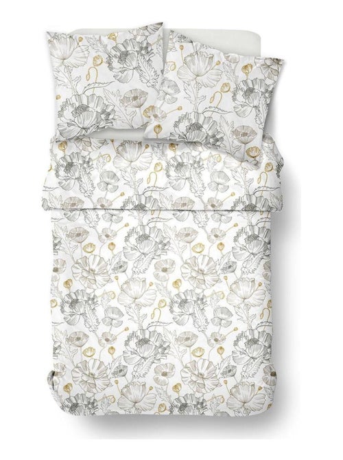 Parure de lit zippée imprimé Floral coton MAWIRA AUGUSTE - Kiabi Parure de lit zippée imprimé Floral coton MAWIRA AUGUSTE - Kiabi