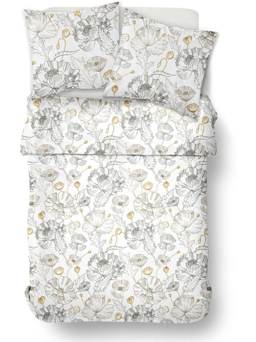 Parure de lit zippée imprimé Floral coton MAWIRA AUGUSTE - Kiabi Parure de lit zippée imprimé Floral coton MAWIRA AUGUSTE - Kiabi
