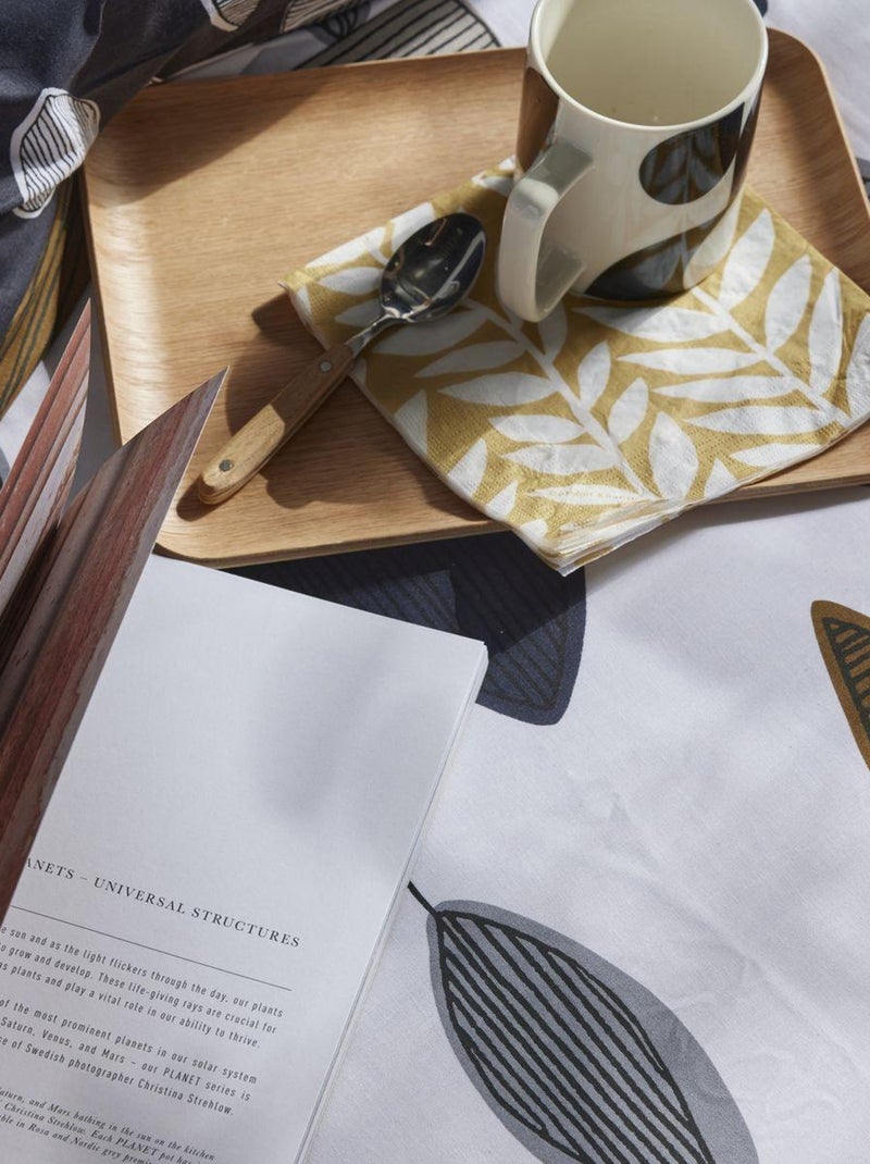 Parure de lit zippée imprimé Graphique coton MAWIRA CECILE Blanc - Kiabi