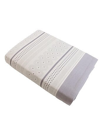 Parure drap de lit en coton flanelle 57 fils imprimé BERLIN