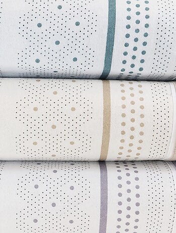 Parure drap de lit en coton flanelle 57 fils imprimé BERLIN