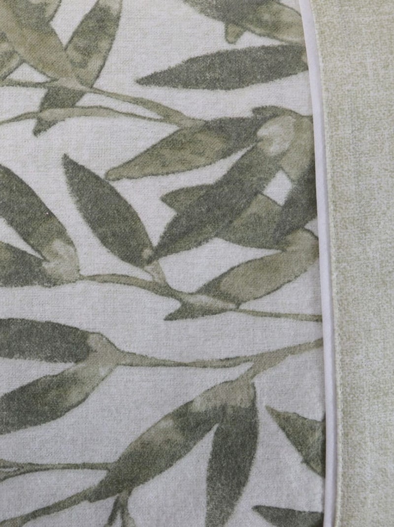 Parure drap de lit en coton flanelle 57 fils imprimé INDICO Gris - Kiabi