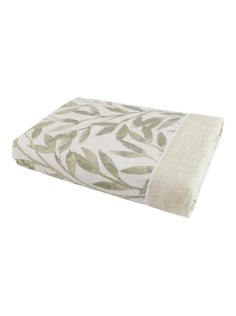 Parure drap de lit en coton flanelle 57 fils imprimé INDICO Gris - Kiabi