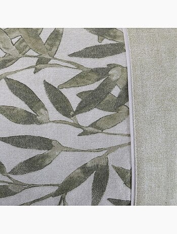 Parure drap de lit en coton flanelle 57 fils imprimé INDICO
