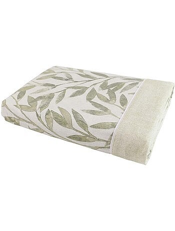 Parure drap de lit en coton flanelle 57 fils imprimé indico