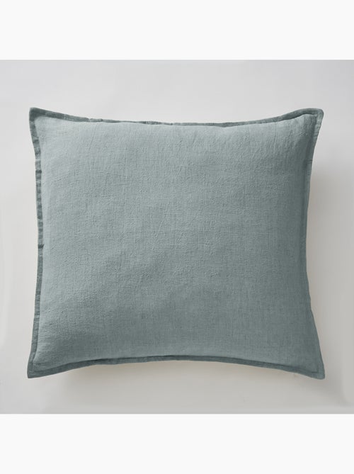 Parure Drap Housse + 2 Taies 60x60 cm 100% Lin Français - Kiabi