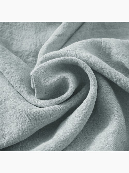 Parure Drap Housse + 2 Taies 60x60 cm 100% Lin Français - Kiabi
