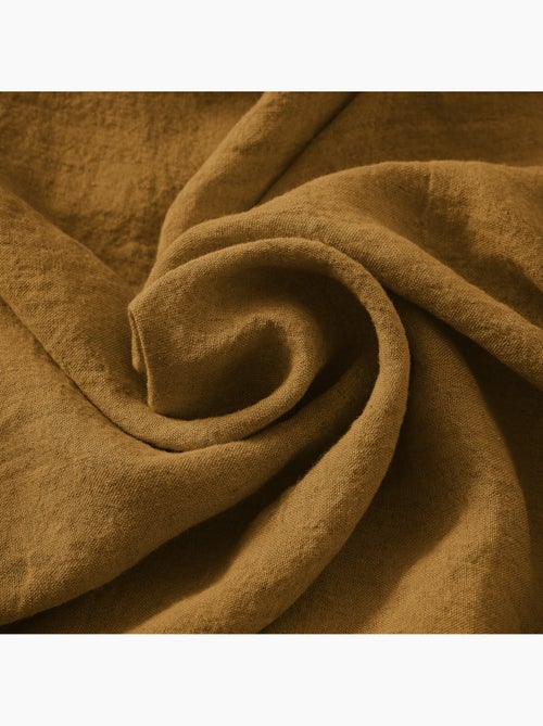 Parure Drap Housse + 2 Taies 60x60 cm 100% Lin Français - Kiabi