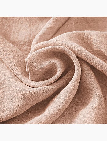 Parure Drap Housse + 2 Taies 60x60 cm 100% Lin Français