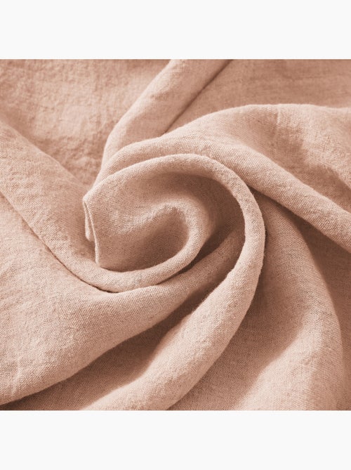 Parure Drap Housse + 2 Taies 60x60 cm 100% Lin Français - Kiabi