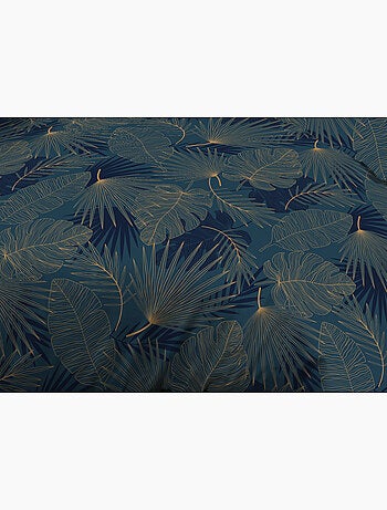 Parure Drap plat + drap-housse 140x190 + 2 Taies Microfibre - Entretien Facile - Olinda bleu