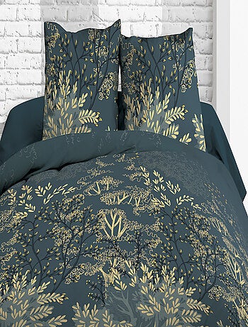 Parure Drap plat + drap-housse + 2 taies - Pur coton 57 fils - Hevea