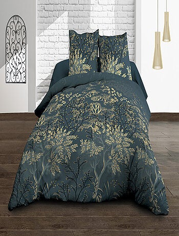 Parure Drap plat + drap-housse + 2 taies - Pur coton 57 fils - Hevea